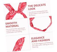 HONITANO 5pcs Printed Paisley Wire Hairbands Adorable Twisted Bow Headwraps for Women Fashionable Cloth Wire Headbands Comfortable Non-damaging Hair Accessories for Costume Play and Daily