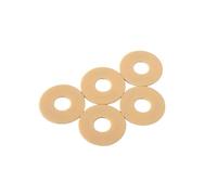 HONITANO 5pcs Rhythm Treble Washer Yellow Gold Toggle Plate Rings Replacement for Electric Guitar Switch Components