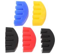 HONITANO 5pcs Rubber Violin Mute Practice Sound Reducer for Home Use Violin Volume Control Bridge Clip