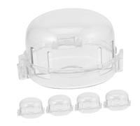 HONITANO 5pcs Safe Stove Knob Covers Gas Cooker Switch Protection Oven Knob Guard Kitchen Gas Safety Case for Home Use