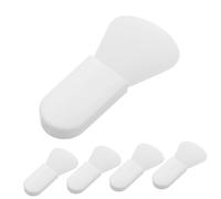HONITANO 5pcs Silicone Face Mask Brush and Makeup Spatulas Soft Silicone Applicator for Clay Masks and Lotions Portable Mini Fan-shaped Facial Applicator Brush for Skincare