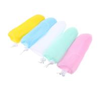 HONITANO 5pcs Soap Pouch Scrubbing Net Set Handmade Soap Storage Bags for Bath Exfoliating Foam Maker