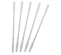 HONITANO 5pcs Stainless Steel Cosmetic Mixing Rods Makeup and Nail Art Stirring Tools for Foundation Pigment Mixing and Professional Use
