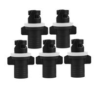 HONITANO 5pcs Sup Pump Adapter for Paddle Boards and Kayaks Screw in Air Valve Connector Multifunctional Inflatable Boat Hose Adapter Compact and Portable Water Sports Accessory