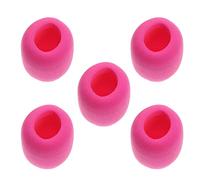 HONITANO 5pcs Windshield Microphone Covers Replacement Microphone Protective Covers for Voice Tube Singing in Pink