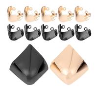 HONITANO 6 Pairs High Heel Shoe Tip Protector - Metal Decorative Invisible Protective Covers for Pointed Shoes - Heel Caps Guard Anti-Kick Design for Slim Toe