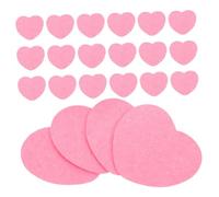 HONITANO 60pcs Heart Shape Compressed Wood Pulp Cotton Facial Cleansing Sponges for Daily Face Washing and Makeup Removal