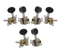 HONITANO 6pcs Acoustic Guitar Tuning Pegs for Guitar Beginners Easy to Use Instrument Accessories Made of Abs and Steel Lightweight Black for Improved Sound and Stable Tune