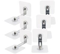 HONITANO 6pcs Adhesive Furniture Wall Anchors Safety Proofing Kit for Cabinet Bookcase Proofing Wall Anchors