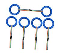 HONITANO 6pcs Anti-Lost Walking Rope for Toddlers Safety Kindergarten Transition Rope Frog Clips Colorful Handles for Preschool Outdoor Activities