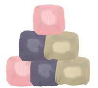 HONITANO 6Pcs Exfoliating Bath Washcloth Replacement Pads for Shower Brush, Back Scrubber Gloves with Long Handle, Soft Body Scrubber Towels for Deep Cleaning and Massage in Shower