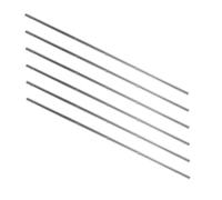 HONITANO 6pcs Foosball Table Replacement Rods Set with Steel Tubes and Protective Caps, 8mm Diameter x 44cm Length, Metal Foosball Accessory for Mini and Tabletop Soccer Tables, Suitable