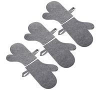 HONITANO 6pcs Heat-resistant Sauna Felt Gloves Breathable Absorbent Mittens for Spa Steam Hand Protection Thermal Shield for Men Women Minimalist Stylish Sauna Bath Gloves