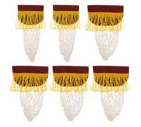 HONITANO 6pcs Kids Pool Table Pockets: Mini Toy Billiard Ball Catchers - Child Mesh Net Baskets - Junior Size Replacement Pockets for Tabletop & Small Pool Tables