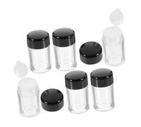 HONITANO 6pcs Loose Powder Makeup Containers Lightweight Plastic Travel Dispenser Suitable for Glitter and Dusting Powder