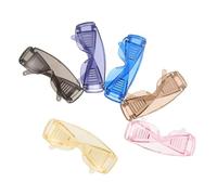 HONITANO 6pcs Mini Doll Goggles Multicolor Safety Eyeglasses Accessories for Dolls Stuffed Animals Dollhouse Lab Swim Party Creative Costume Props