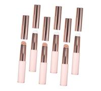HONITANO 6pcs Mini Silicone Lip Brush with Caps for Precise Lipstick Lip Gloss Application Tools for Seamless Color Blending and Edge Definition Compact Makeup Brushes for Women the Go