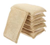 HONITANO 6Pcs Multi-Function Kitchen Cleaning Sponges Reusable Dish and Wok Scrubbers with Strong Absorption for Daily Washing Up and Efficient Kitchen Scouring