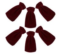 HONITANO 6pcs Piano Pedal Cover Protective Covers Pleuche Sleeves for Upright Digital Keyboards Foot Pedal Socks Performance Use