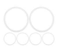 HONITANO 6pcs Sound Bowl Rubber Rings - 3.7" O-Rings Gaskets Singing Bowl Parts - Gaskets for Buddhism Use, Meditation and Sound Healing