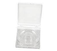 HONITANO 6Pcs Square Plastic Eyelash Storage Box with Good Seal, Lash Tray for False Lashes, Light Weight Eyelash Organizer for Travel