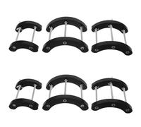 HONITANO 6pcs Violin Repair Clamps - Professional 4/4 Violin Plate Closing Clamp for String Instrument Body Restoration Full Size Workshop School Use