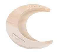 HONITANO 7 String Portable String Lyre Harp Moon Shaped Wooden Musical Instrument for Beginners Creative DIY Harp with Smooth Edges for Safe and Comfortable Playing Experience for