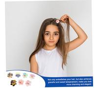 HONITANO 7pcs Small Flower Hair Clips for Mixed Colors Sweet and Graceful Hair Claws Strong Hold Suitable for Thick and Thin