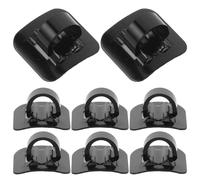 HONITANO 8pcs Bike Cable Clip Clamp Aluminum Alloy Bicycle Brake Housing Clips for Mountain and Road Bikes Precise Cable Routing Wire Management Simple Installation