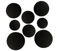 HONITANO 8Pcs Drum Practice Mute Pads Noise Reducing Drum Silencing Pads for Home Practice Durable Damping Accessories Sound Control and Hearing Protection