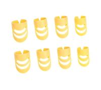 HONITANO 8Pcs Durable Guitar Finger Picks Set with Smooth Edges for Acoustic Banjo Mandolin Ukulele Comfortable Thumb and Finger Protectors for Warm Textured Sound and Enhanced Strumming