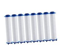 HONITANO 8Pcs Household Sprinkler Filter Replacement Cartridges Premium PP Cotton Shower Head Filters for Efficient Water Impurity Removal Compatible with Standard Shower Heads Durable and