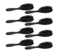 HONITANO 8pcs Men Face Shaving Brush Set with Nylon Bristles and Plastic Handle, Gentle on Skin, Resistant to Deformation, for Salon Beard Grooming and Daily Use