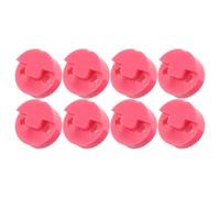 HONITANO 8pcs Rubber Violin Practice Mute Set Claw Style Noise Reducer Violin Quiet Practice Accessories for Home and Orchestra Use Pink