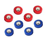HONITANO 8pcs Tabletop Shuffleboard Pucks Steel Plastic Sliding Curling Beads for Family Party Fun Indoor Game Accessories