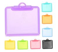 HONITANO 8pcs Travel Pill Container Small Weekly Organizer with Secure Locking Seal Transparent Cover -Day Compartments for Pocket Purse Medicine Vitamin Supplement Storage