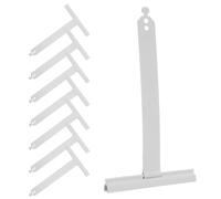 HONITANO 8pcs Universal Roller Shutter Hanger Strip with Screw Holes, Roller Shutter Slat Connector Clips, Metal Hardware Kit for Manual Window Shades