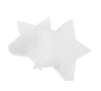 HONITANO 8pcs White Star Shaped Bathtub Sponge for Pool and Hot Tub, Oil Absorbing Sponge that Sucks up Grime and Reduces Maintenance, Floating Cleaning Tool for Spa and Household Use