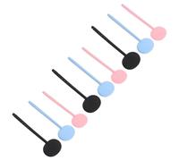 HONITANO 9pcs Eye Occluder Set for Optometric Exams Plastic Visual Test Eye Cover Board with Pink Light Blue and Black and Vision Testing