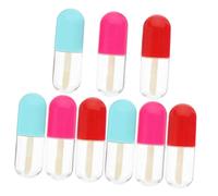 HONITANO 9pcs Lip Glazes Tube Empty Lipstick Tubes Lip Gloss Bottle Refillable Bottles Random Color
