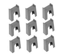 HONITANO 9Pcs Train Bridge Supports Plastic Model Railway Track Accessories for Pretend Play Enhancing Scene Building and Imaginative Role Playing