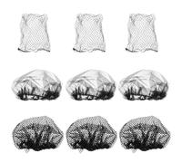 HONITANO 9Pcs Work Hair Caps with Fine and Coarse Mesh Nets Anti-hair Loss Hair Nets for Women Suitable for Chefs Catering Industrial Workers Kitchen and Hotel Use