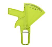 HONITANO Accurate Body Fat Caliper Precision Skinfold Measuring Tool for Men and Women Plastic Body Assessment Device Fitness Monitoring and Goal Setting