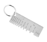 HONITANO Accurate Metal Gauge Thickness Tool for Welding with Clear Engraved Scales Easy Operation Steel Measuring Gauge for Weld Seam Inspection for Manufacturing and Construction Use