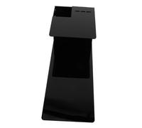 HONITANO Acrylic Eyelash Extension Organizer U-Shaped Lash Pillow Shelf Stand Black Salon Lash Tools Display Workbench for Professional Eyelash Extensions and Home Use