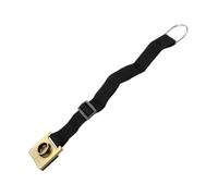 HONITANO Adjustable Golden Cello Endpin Stopper with Wide Strap Non-slip Oxford Cloth and Rubber Mat for Cello Stand and Chair Leg Protection, Suitable for Experienced Cellists