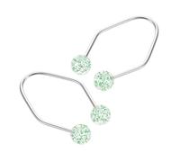 HONITANO Adjustable Metal Dimple Maker for Face Muscle Training Natural Dimple Shaper Tool for Women and Easy to Wear Facial Exerciser Skin-safe Cheek in Green