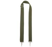 HONITANO Adjustable Military Green Marching Snare Drum Harness Strap 145cm Wide Nylon Shoulder Strap with Metal Clip for Parade and Band Use