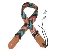 HONITANO Adjustable Ukulele Strap with Non-slip Buckle and Widened Shoulder Pad for Soprano Concert Tenor Baritone Ukuleles Classical Guitar Mandolin Banjo Soft Soundhole Hook Bohemian