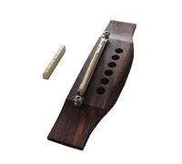 HONITANO Adjustment Bridge Plate Adjustable Guitars Guitar Nut Guitar Wrench Bridge Insert for Acoustic Guitar Wooden Coffee
